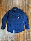New Carhartt Fr Flame Resistant Navy Blue Shirt  Cat2 Nfpa