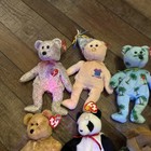 Ty Beanie Buddies Bears Lot Of 10 All With Tags - Great Condition  Ty2