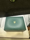 Vintage Rolex Green Leather Presentation Box For Single Watch  Certification Tag