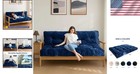 6  Futon Mattress Full Size  Tufted Futon Bed Frame Not Included