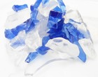 12 Oz Blue   Ice Mix Decorating Glass For Beach Crafts Mosaic Vase Filling