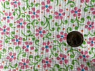 2 Yards Textured Fabric  flower Circle Lot 1 2y Each-tutti Material Sewing 2a
