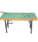 Table Pool Folding Billiard Game Portable Foldable Ft Balls Cues Set Fairmont