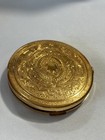 Vintage Estee Lauder Powder Compact Gold Tone Vanity Compact Switzerland