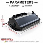 Mms 1450mm Heavy Duty Flail Mower Attachment For Mini Skid Steer Loader