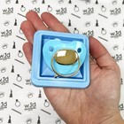 Engravable Solid 14k Gold New Born Baby Gift Evil Eye Protection Pacifier