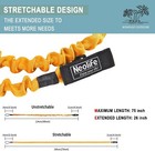 Stretchable Kayak Paddle Leash  Coiled Rod Leash Tool Lanyard For Kayak And S   