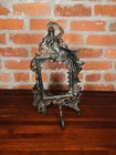 Antique French Art Nouveau Bronze And Coppered Cast Beatrice Photo Frame 12  Ar