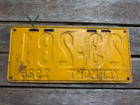 1926 Vermont License Plate 23281
