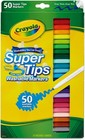 Crayola Super Tips Washable Markers 50 Washable Markers Draw Thin Or Thick Lines
