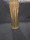 Antique American Thermos Co Brass Nickel  Plated Glass Lined Thermos Bottle 