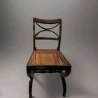 Antique Mahogany Duncan Phyfe Curule Side Chair Sale  100 yrs Old   Museum Ready