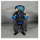 Jujutsu Kaisen Satoru Gojo Geto Suguru Sitting Sofa Figure Model Statue Anime