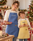 Personalized Embroidered Apron Custom Name Striped Baking Cooking Gift