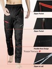 Rockbros  men s Windproof Thermal Fleece Winter Athletic Bike Pants  In Black