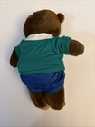 Vintage 1986 Preppy Brown Teddy Bear Plush Ltd Stuffed Animal