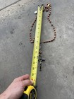 Vintage Catholic Religious Wood Rosary Beads Crucifix Marked Italy Inlay Bln