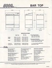 Bally Gaming Bar Top Poker Coin-op Casino Slot Machine Promo Sales Flyer  