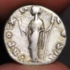 Marcus Aurelius Denarius Ancient Roman Empire Silver Coin 157ad Felicitas Caesar