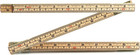 2 Pack 6ft Folding Wood Ruler     Dual-sided Us   Metric Carpenter Measuring Tool