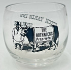  2  Stock Yards Inn Spokane Souvenir Glasses The Rothrocks Proprietors 2-3 4 