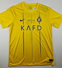 Cristiano Ronaldo Cr7 Al-nassr F c  Hand Signed W coa Free Shipping Worldwide