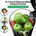 Masticating Juicer Machine slow Cold Press Juicer With 4 1in Large Feeding Chute
