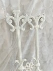 Antique Cast Iron Cemetery Fence Gate Section Piece Leaf Scroll Design 1800   s
