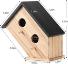 Bird House For Outside-wren Bird House For Outdoor-wooden Birdhouse For Outdoors