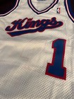 1989-1990  41 Greg Stokes Sacramento Kings Sand-knit Game Used Jersey Game Worn  