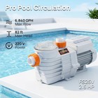 Turbro 2 5 Hp Variable Speed Swimming Pool Pump  6 840 Gph