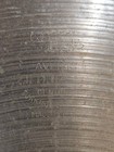 Vintage 1950 s Large Hollow Stamp Avedis Zildjian 20  Ride Cymbal 2205g