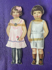 Vintage Lot Of 22 Paper Dolls With 180  Cutouts For Them