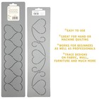 Stencil Quilting Border Stencils 2 Heart Design Quilt Borders Patterns Templates