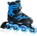 Inline Skates For Girls Boys Ages 5-8 8-12 Adjustable Illuminating Wheels Inl   