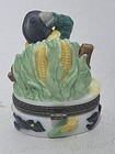 Wizard Of Oz Scarecrow Porcelain Hinged Trinket Box 1998 Midwest Cannon Falls