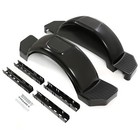 Set Of 2  two  Single Axle Trailer Fenders For 13  Wheels Tires Skirt Boat