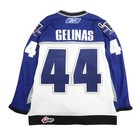 Lewiston Maineiacs Eric Gelinas Jersey Large Fifth Anniversary 2007 Lch Qmjhl