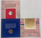 1993 Bill Of Rights Commemorative 90  Silver Half   James Madison Bronze Medal