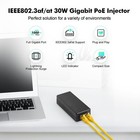 Gigabit Poe Injector 30w  802 3af at Power Over Ethernet Poe Adapter  10 100    