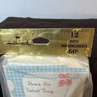Lot Of 12 Vintage Hallmark Birth Announcements W envelopes 1960   s New