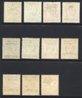 Morocco Agencies 1907-12 5c-1p Sg112-120a Mint Lh Cat   115