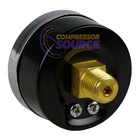 1 4  100 Psi Compressed Air Pressure Gauge 2  Face Back Mount 2b100-gauge