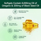Natural Oil Of Oregano Capsules   6000mg Natural Oil Of Oregano With Black Seed