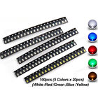 100pcs Smd 0402 0603 0805 1206 3528 2835 5050 5730 Led Diodes Rgb 5kit Light