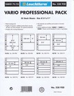 100 Lighthouse Vario 7s Stamp Stock Pages 7 Rows Sheets In Black Double Side New