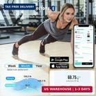 Smart Scale For Body Weight And Fat Percentage  High Accuracy Digital Bathroom S