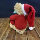 Avon Sammy Santa Plush 12  Toy Bear   Mini Bear Russ Berrie   Co  Item F661851