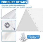 10  X 20  Heavy Duty Carport Canopy Garage Tent  Only Steel Car Shelter Party Te