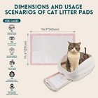 100 Count Cat Litter Pads For Tidy Cats Breeze Litter System 16 9 X 11 4 Inch   